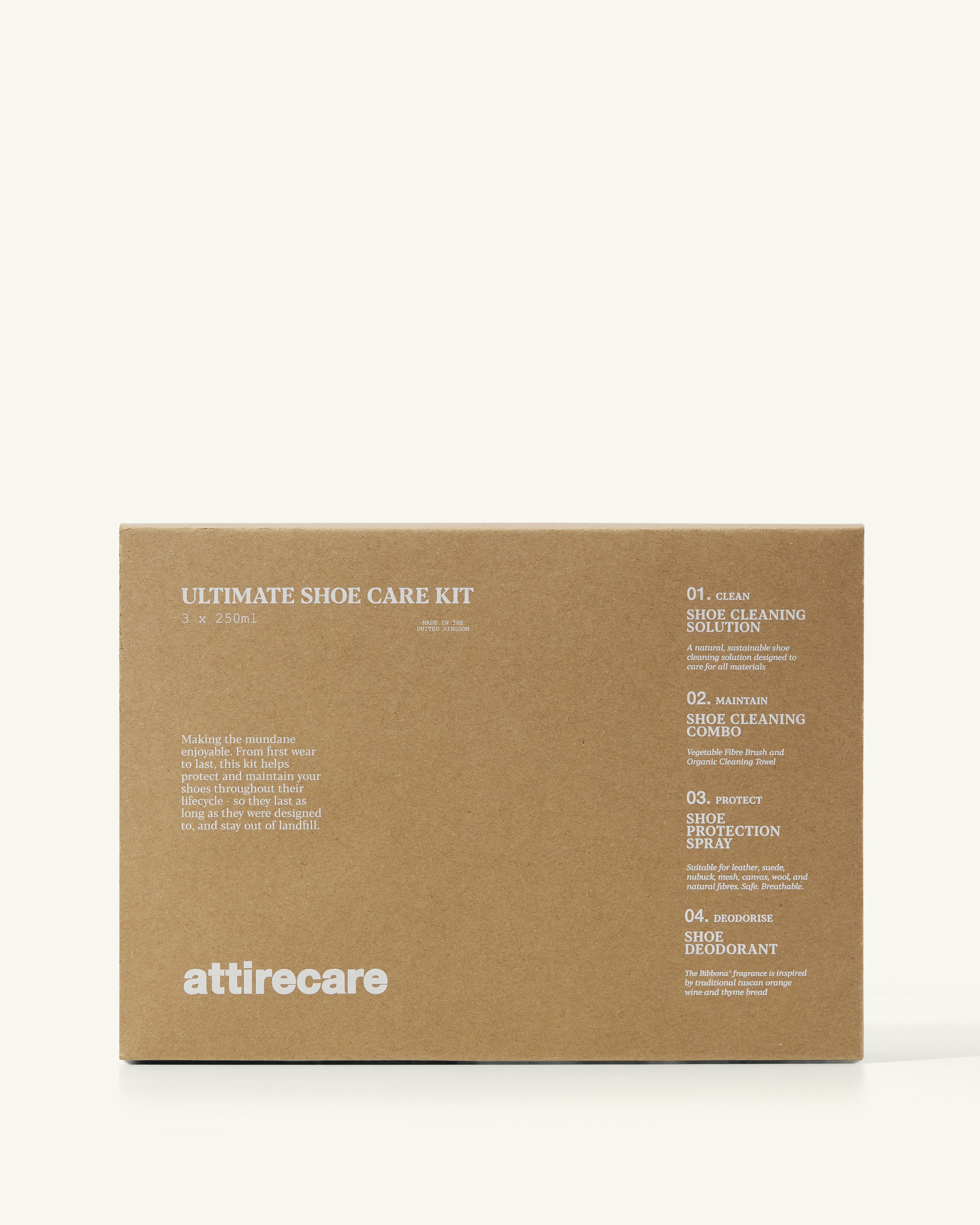 The Ultimate Shoe Care Kit // 3 x 250ml
