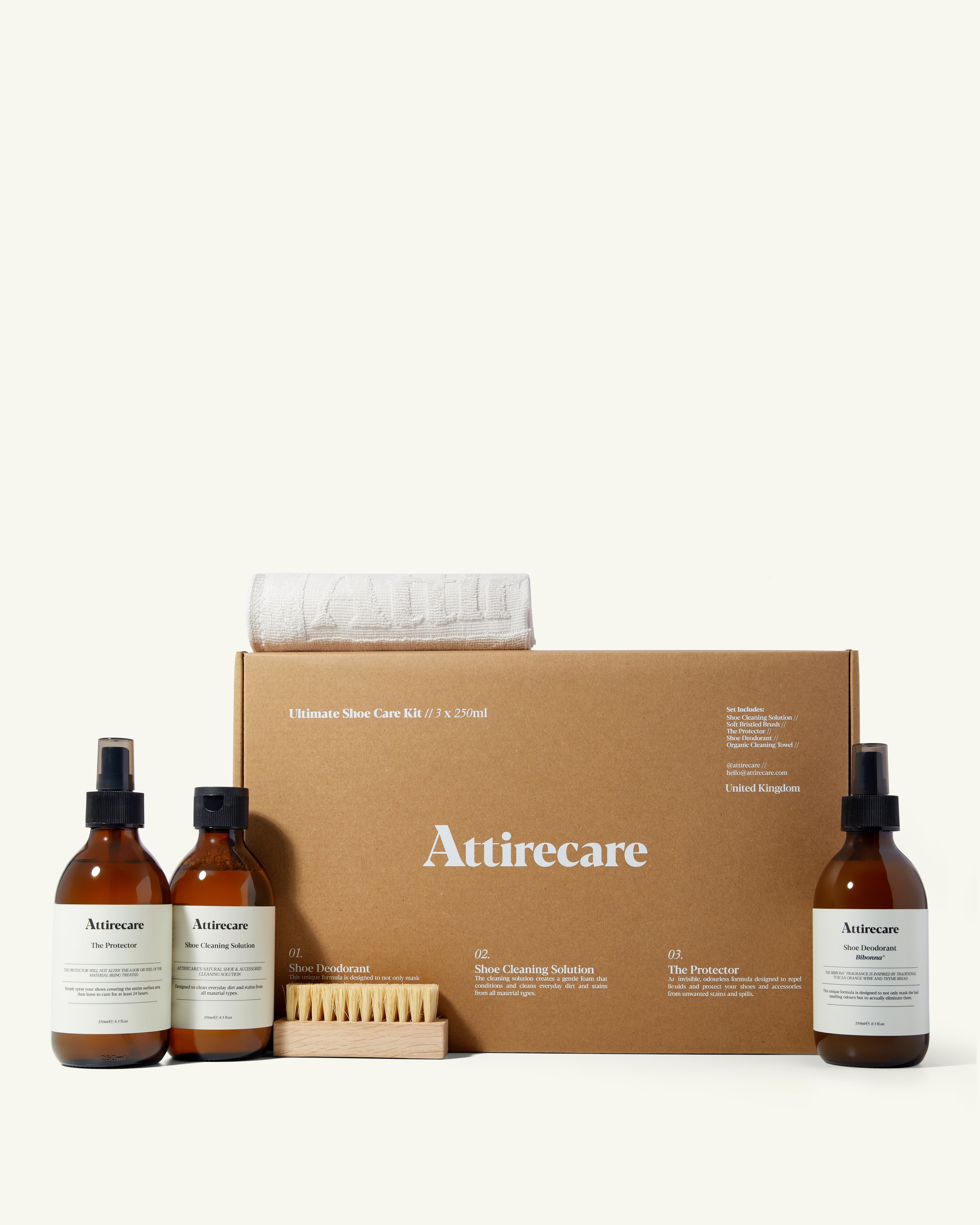 The Ultimate Shoe Care Kit // 3 x 250ml